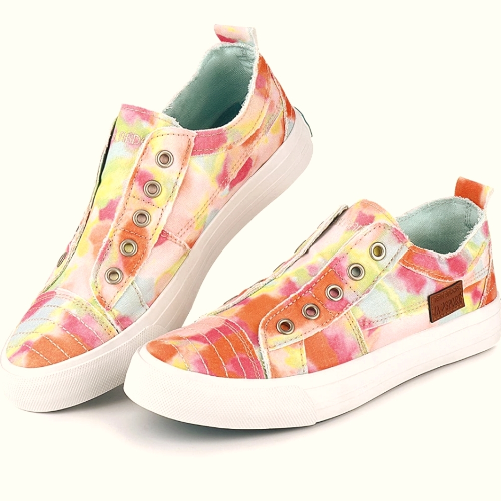 Jenn Ardor Ladies Casual Slip-on Sneaker. Sz 7, Colorful